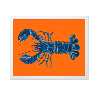 Lobster On Orange