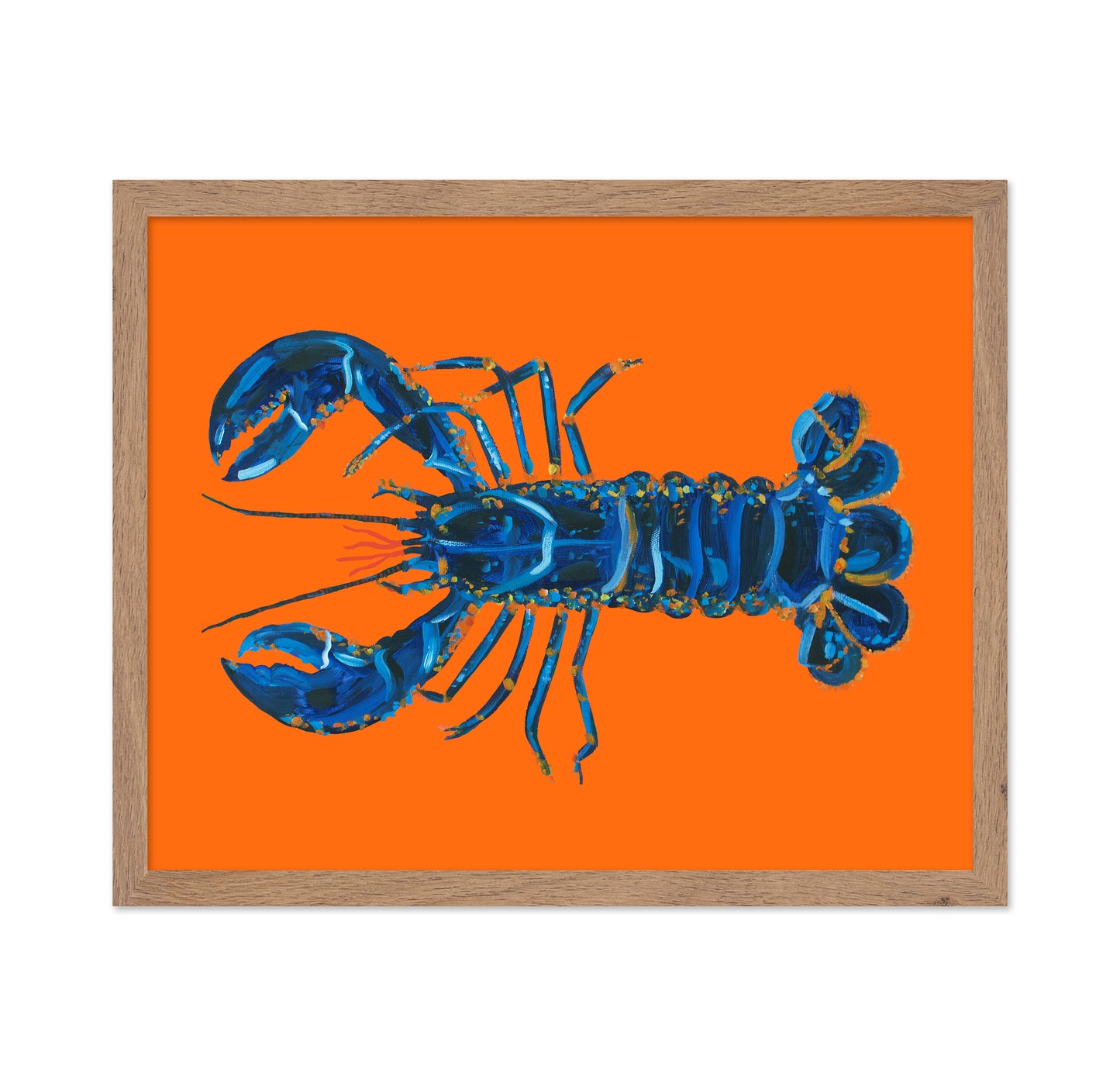 Lobster On Orange