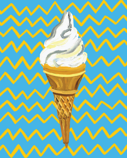 Ice Cream Blue