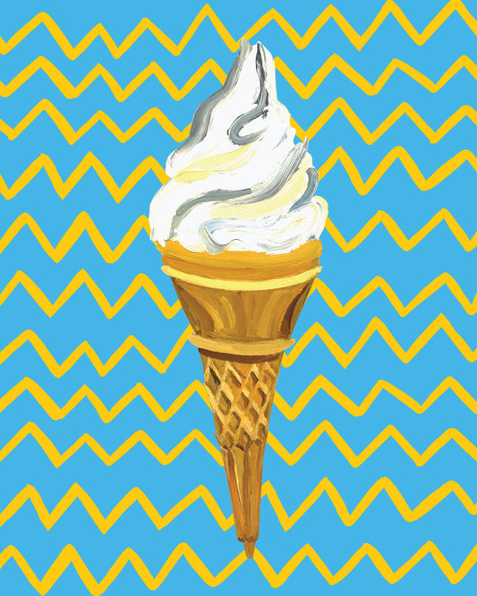 Ice Cream Blue