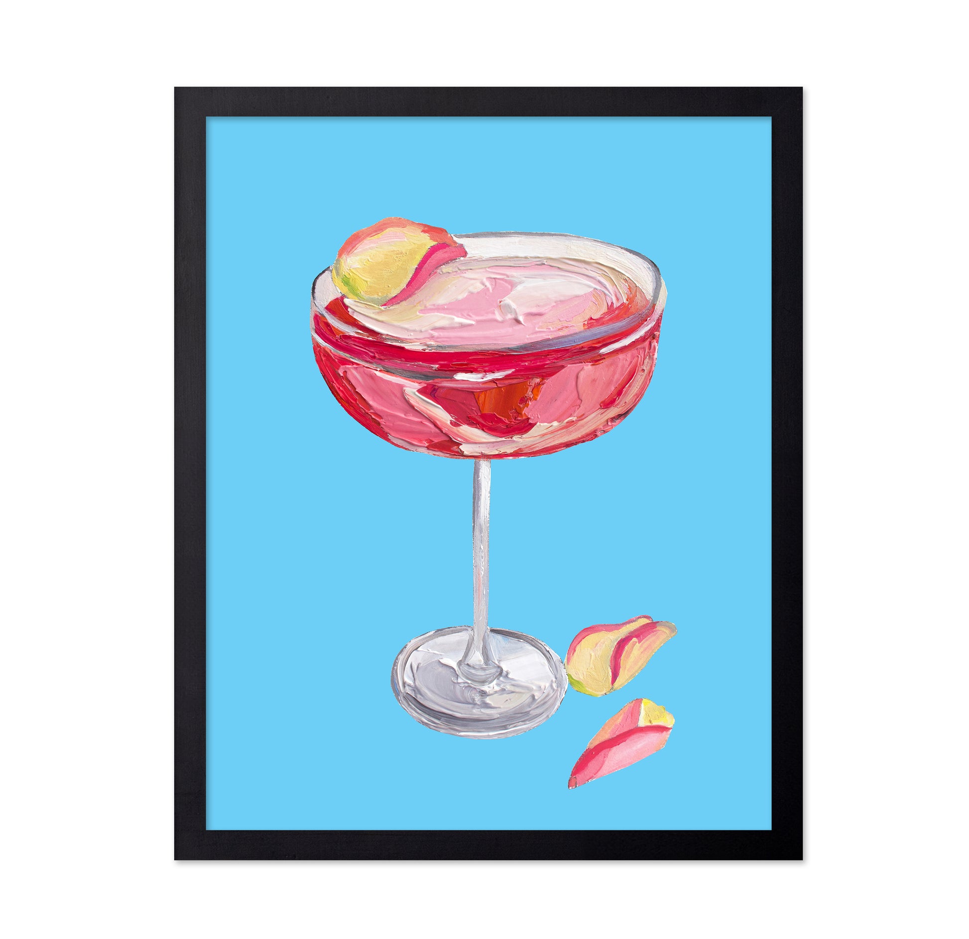 Sparkling Rose Gin Cocktail