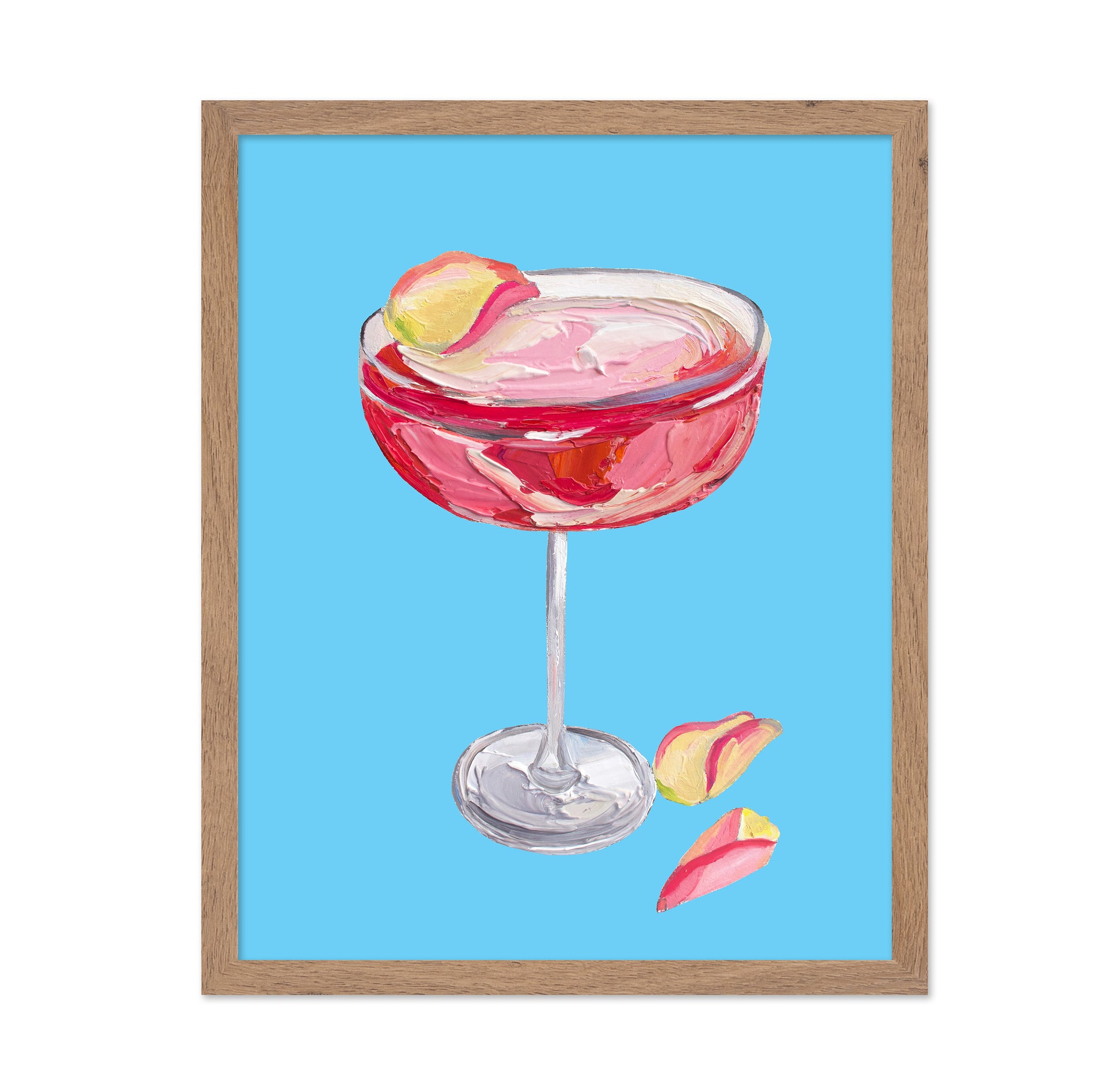 Sparkling Rose Gin Cocktail