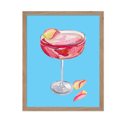 Sparkling Rose Gin Cocktail