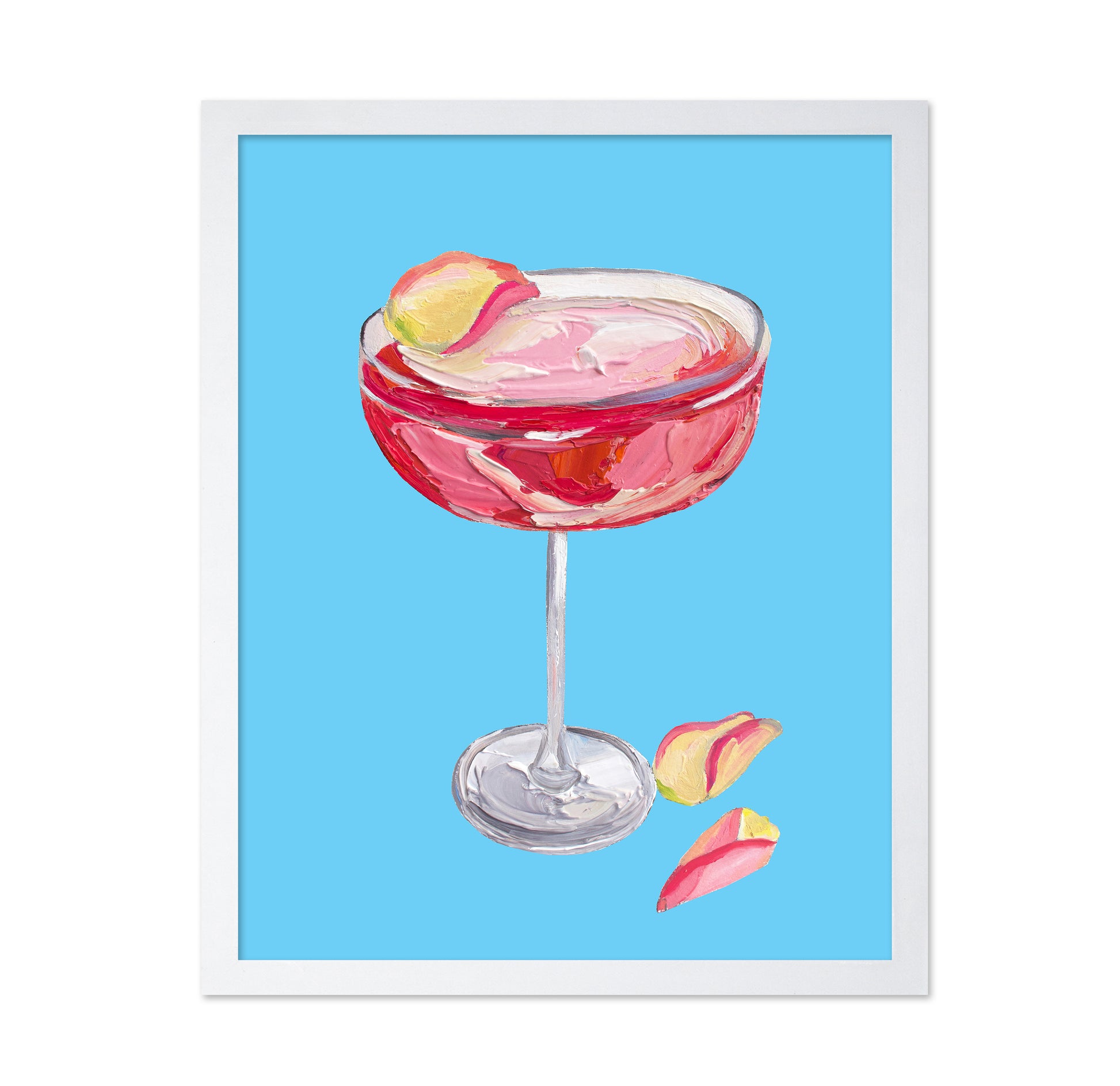 Sparkling Rose Gin Cocktail