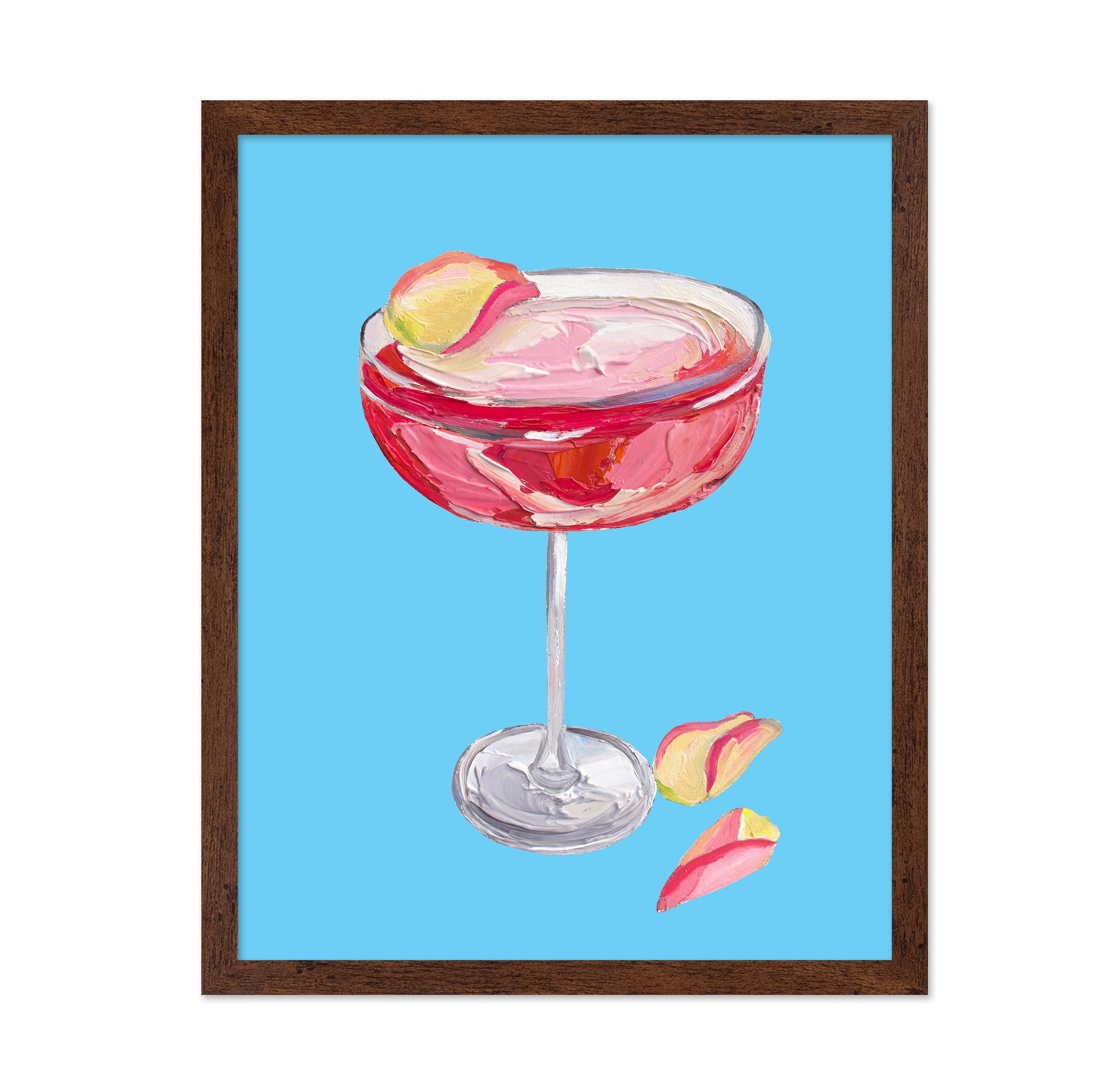Sparkling Rose Gin Cocktail