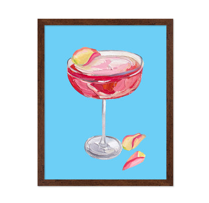 Sparkling Rose Gin Cocktail