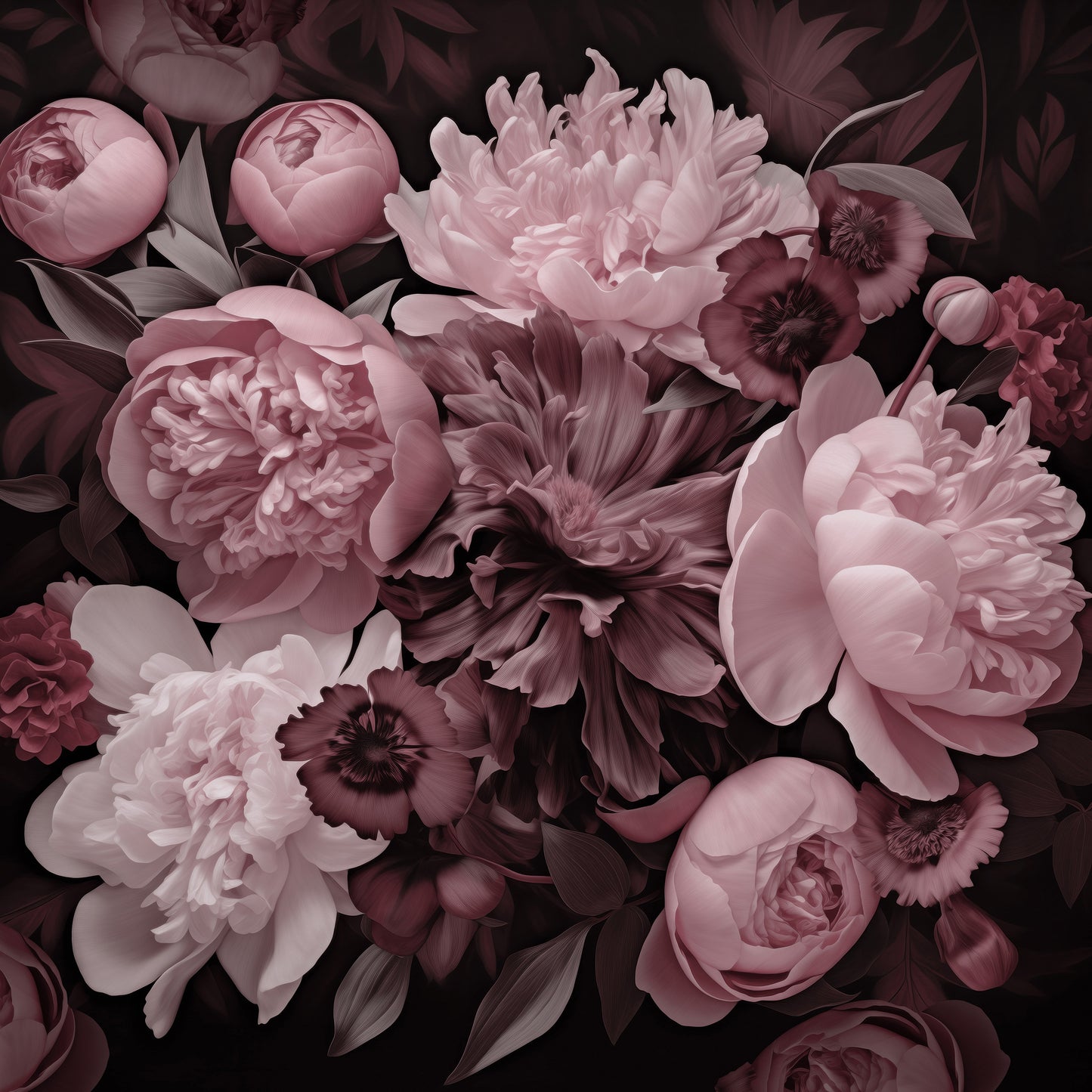 Floral Romance Pastel Pink