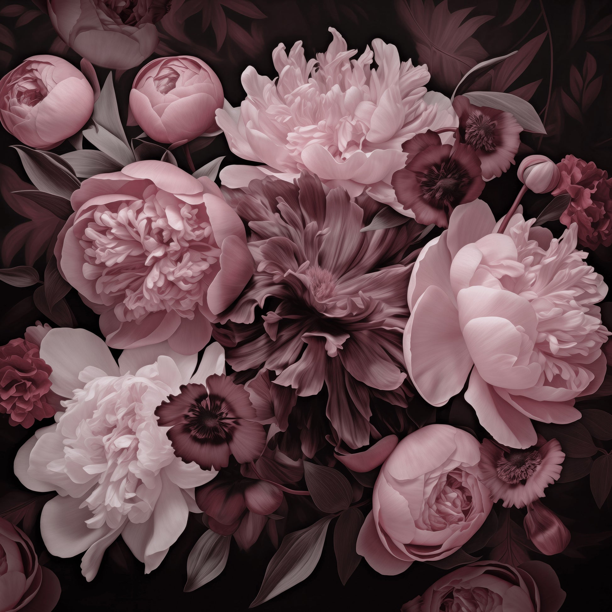 Floral Romance Pastel Pink