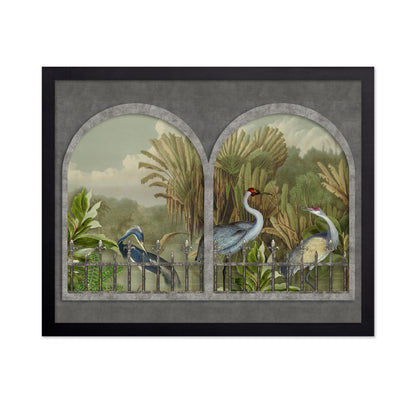 River With Cranes