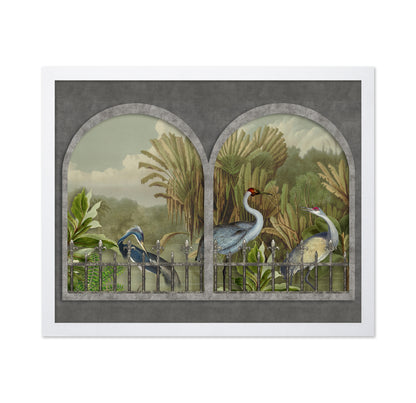 River With Cranes