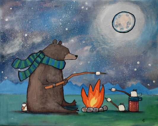 Camping Bear Mouse