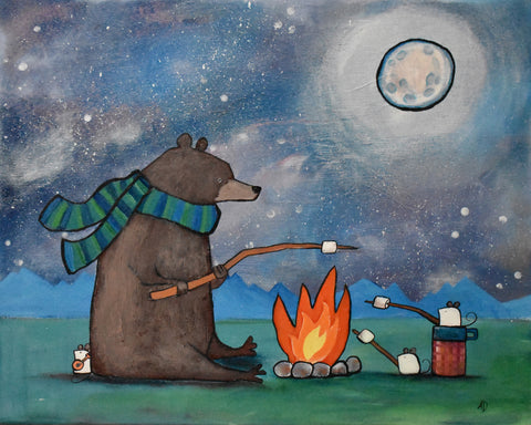 Camping Bear Mouse