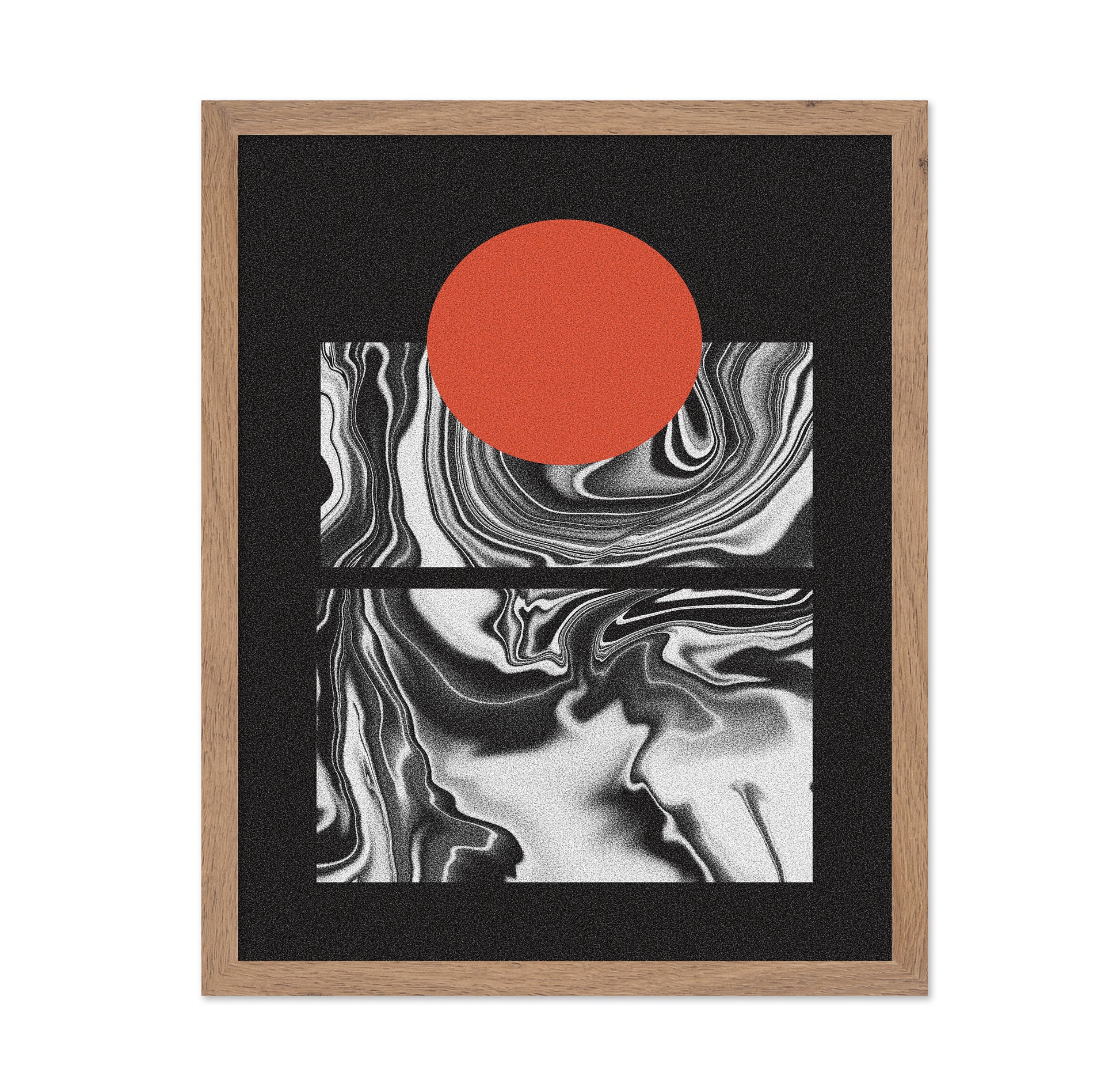 Minimal Marble Sunset