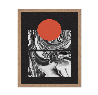 Minimal Marble Sunset