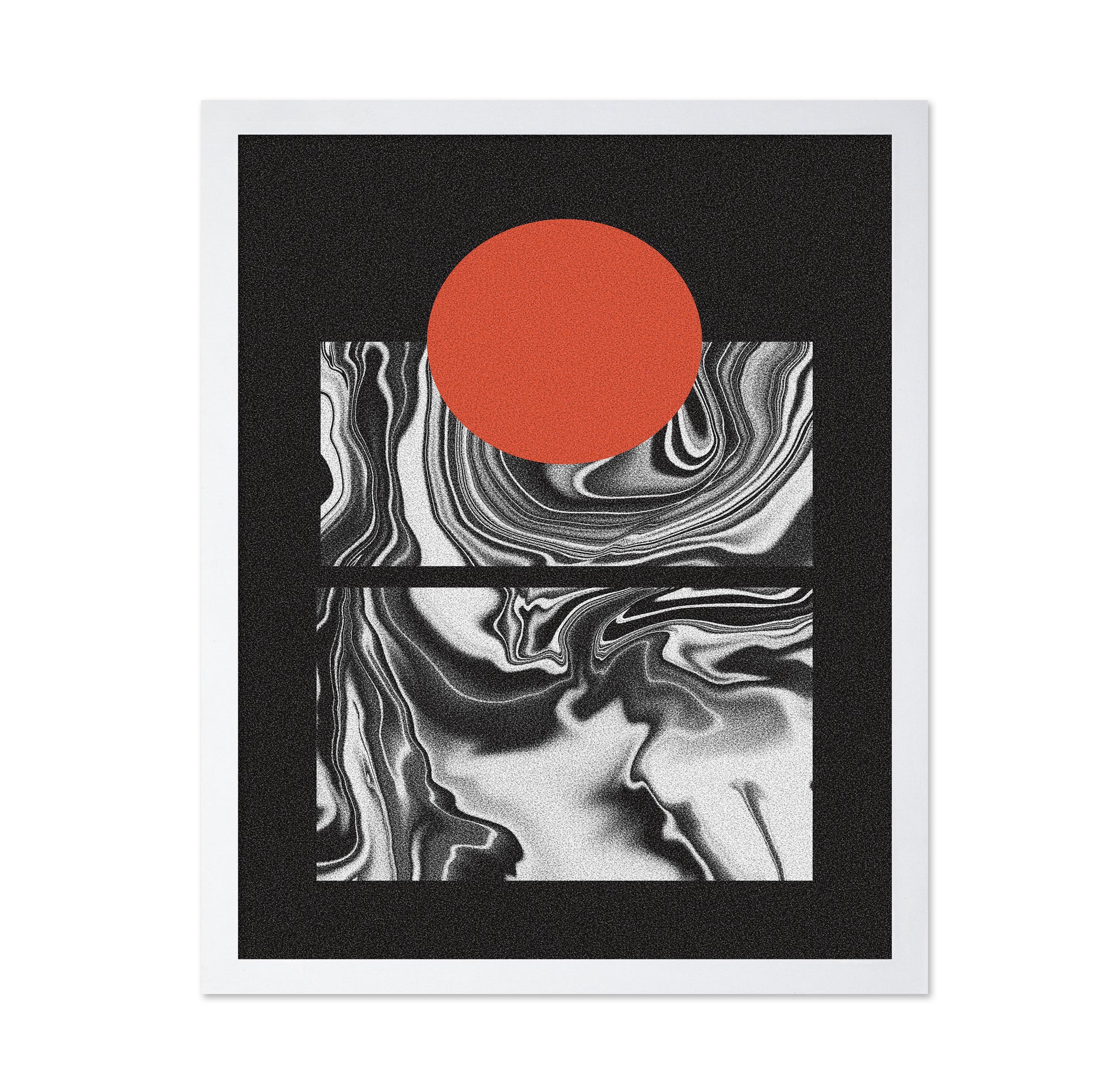 Minimal Marble Sunset