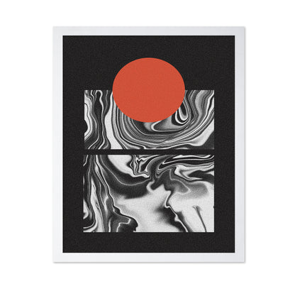 Minimal Marble Sunset