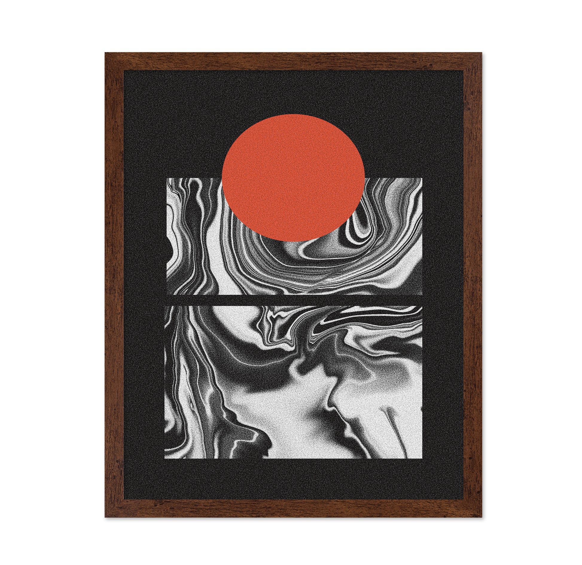 Minimal Marble Sunset