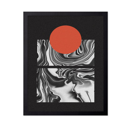 Minimal Marble Sunset