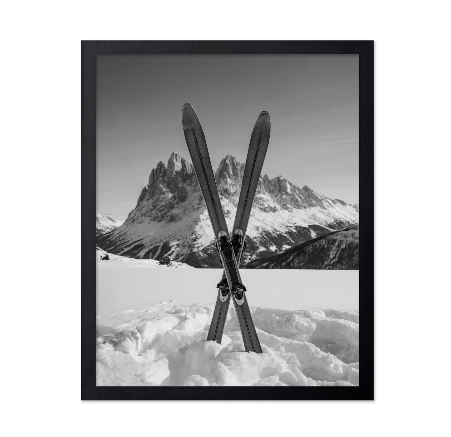 Crossed Skis