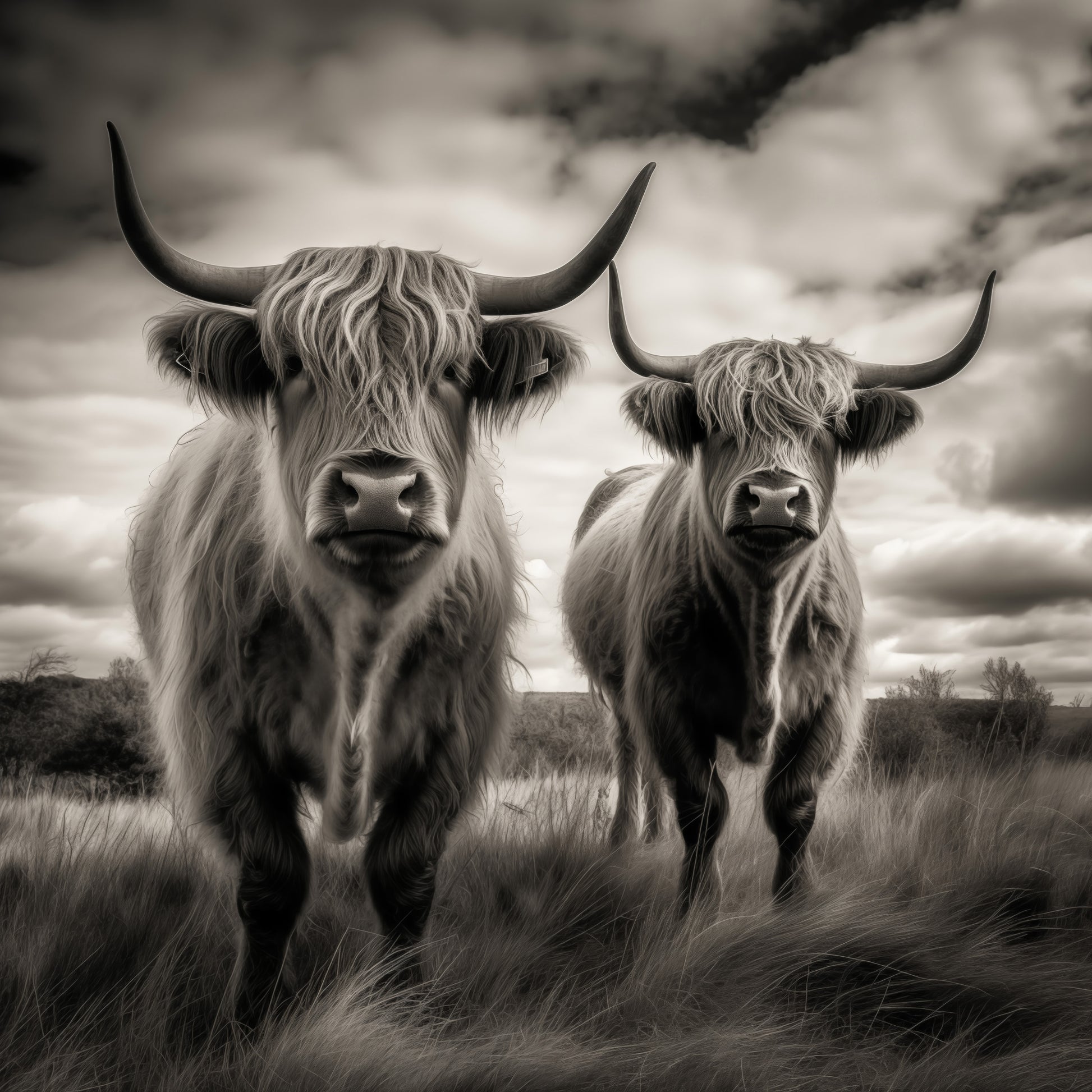 Two Highland Cows