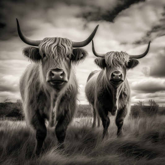 Two Highland Cows
