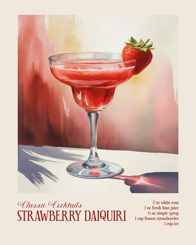 Classic Cocktails - Strawberry Daiquiri
