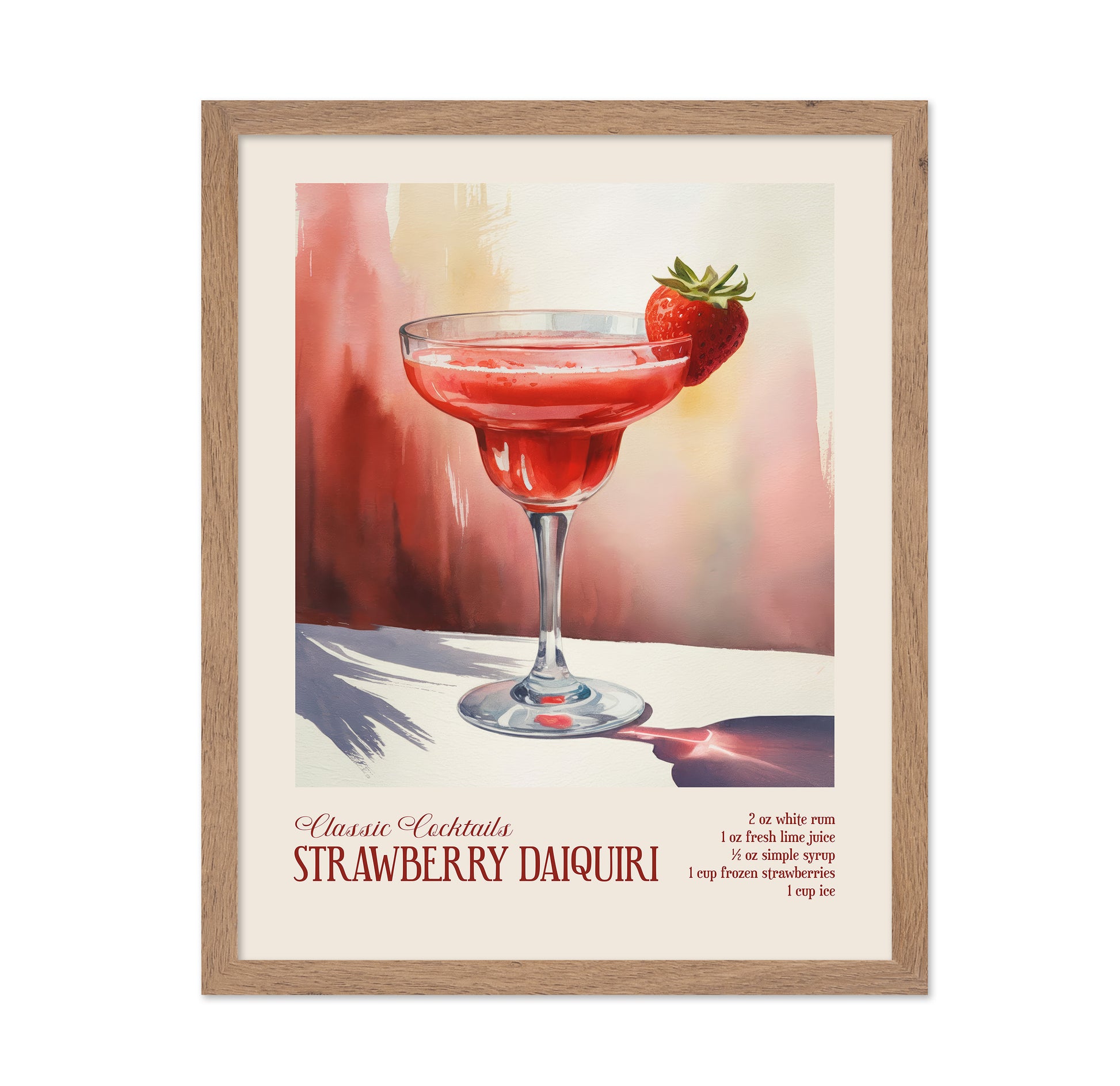 Classic Cocktails - Strawberry Daiquiri