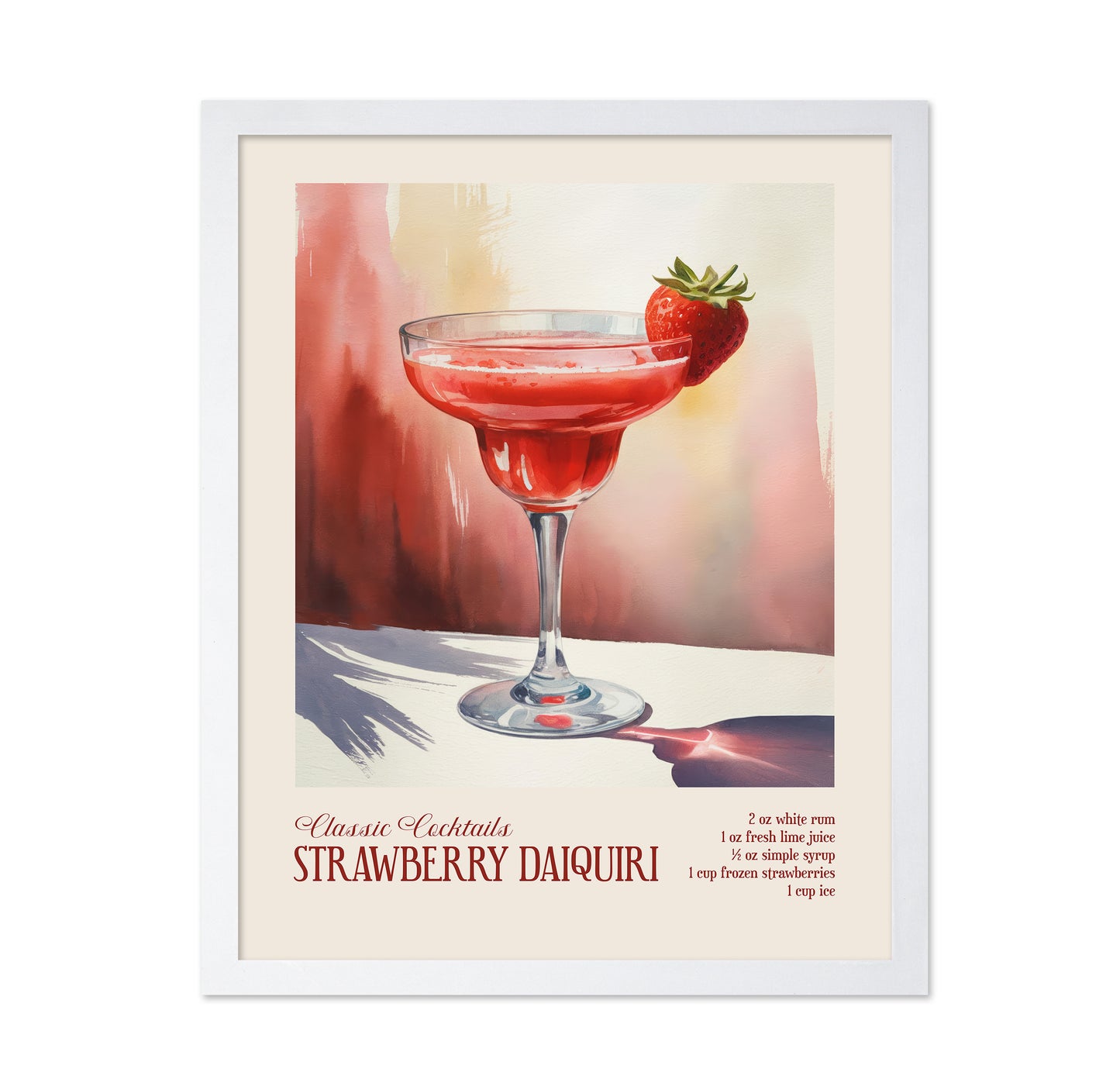 Classic Cocktails - Strawberry Daiquiri