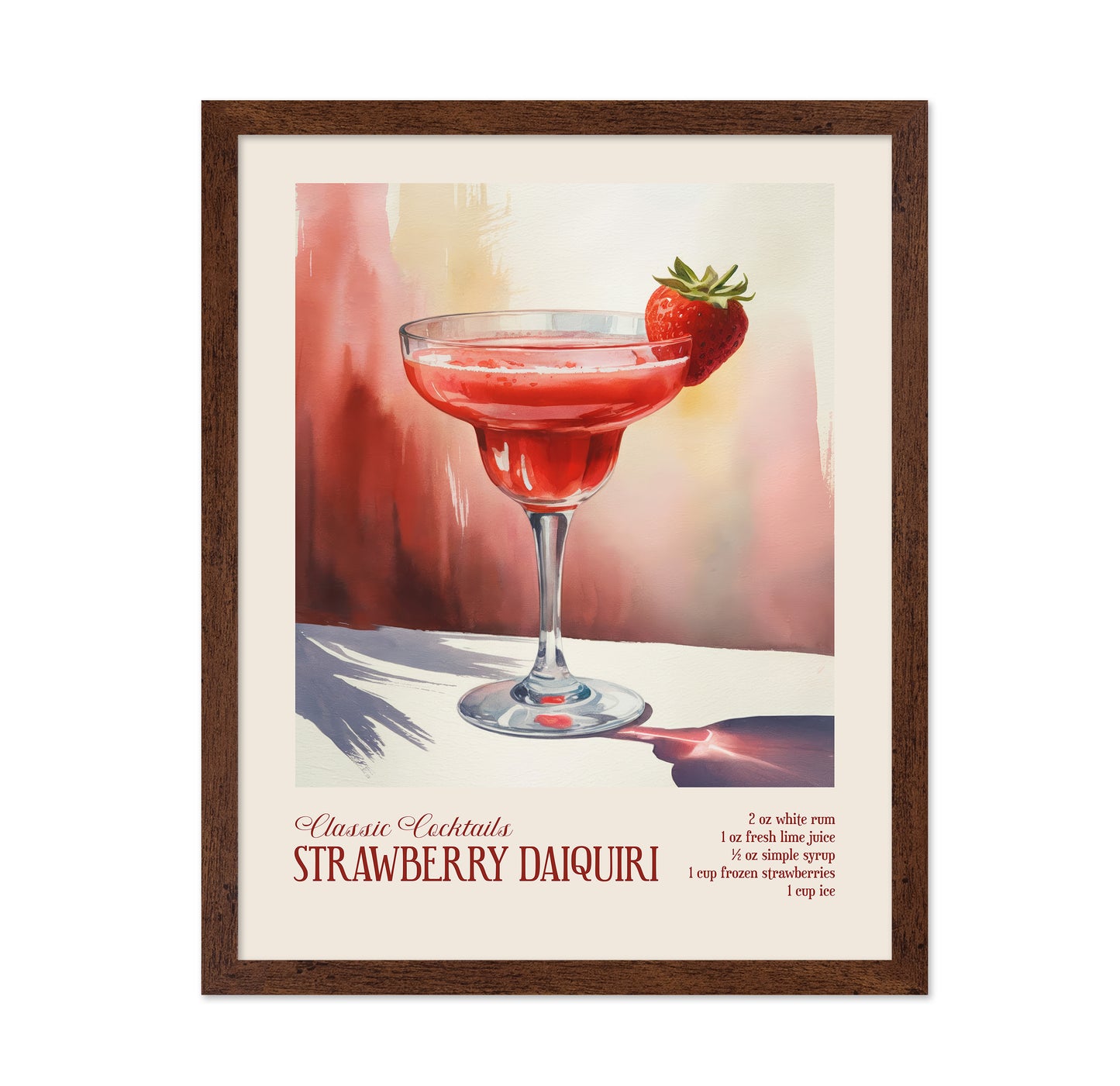 Classic Cocktails - Strawberry Daiquiri
