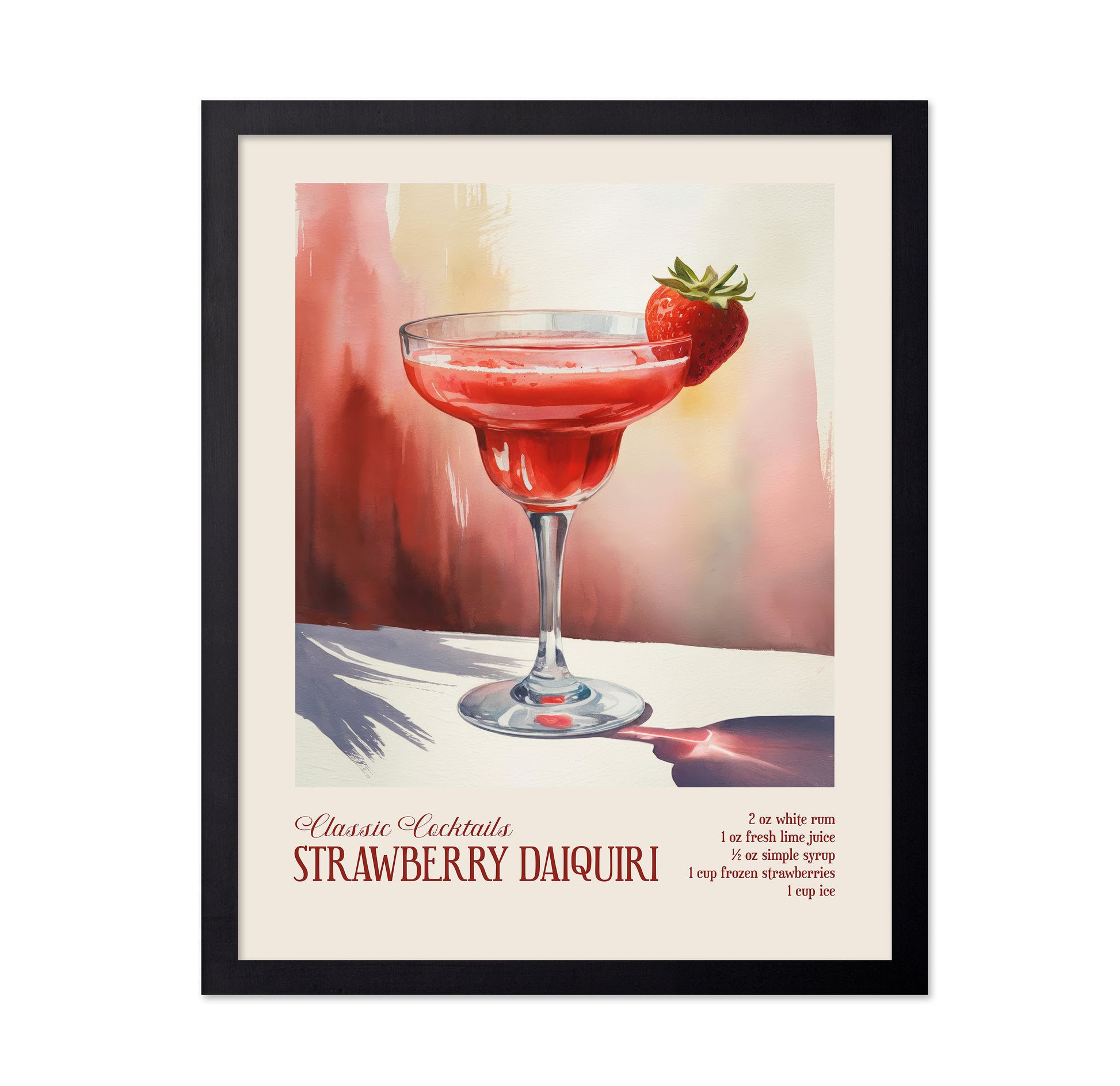 Classic Cocktails - Strawberry Daiquiri