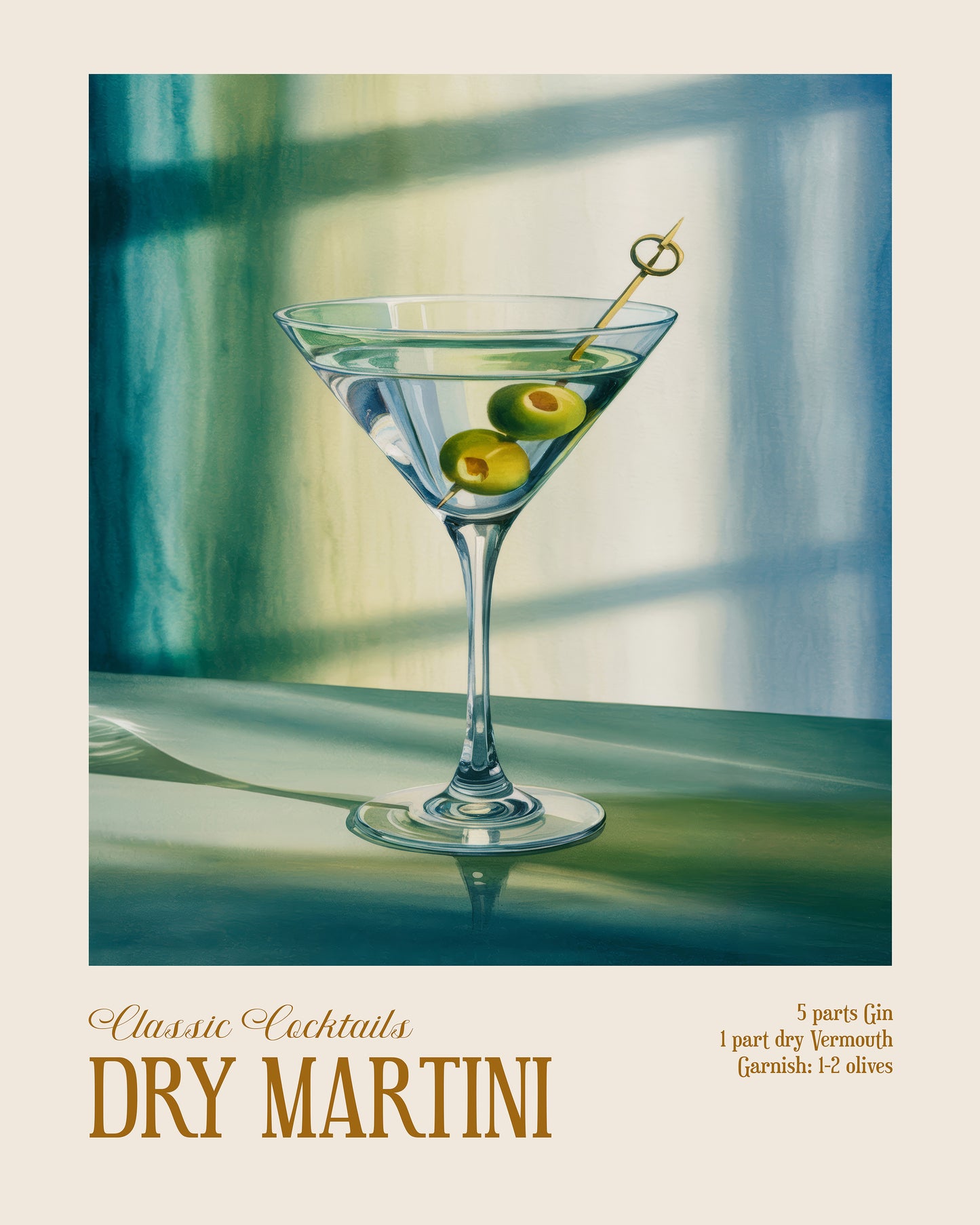 Classic Cocktails - Dry Martini