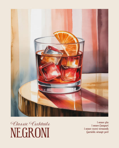 Classic Cocktails - Negroni
