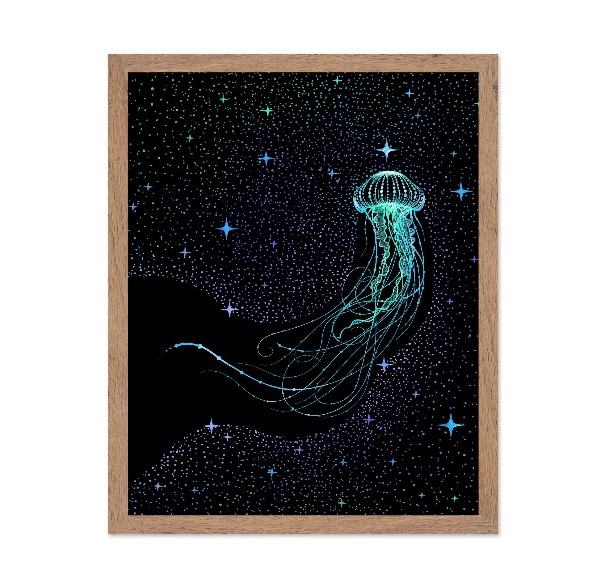 Starry Jellyfish Colored