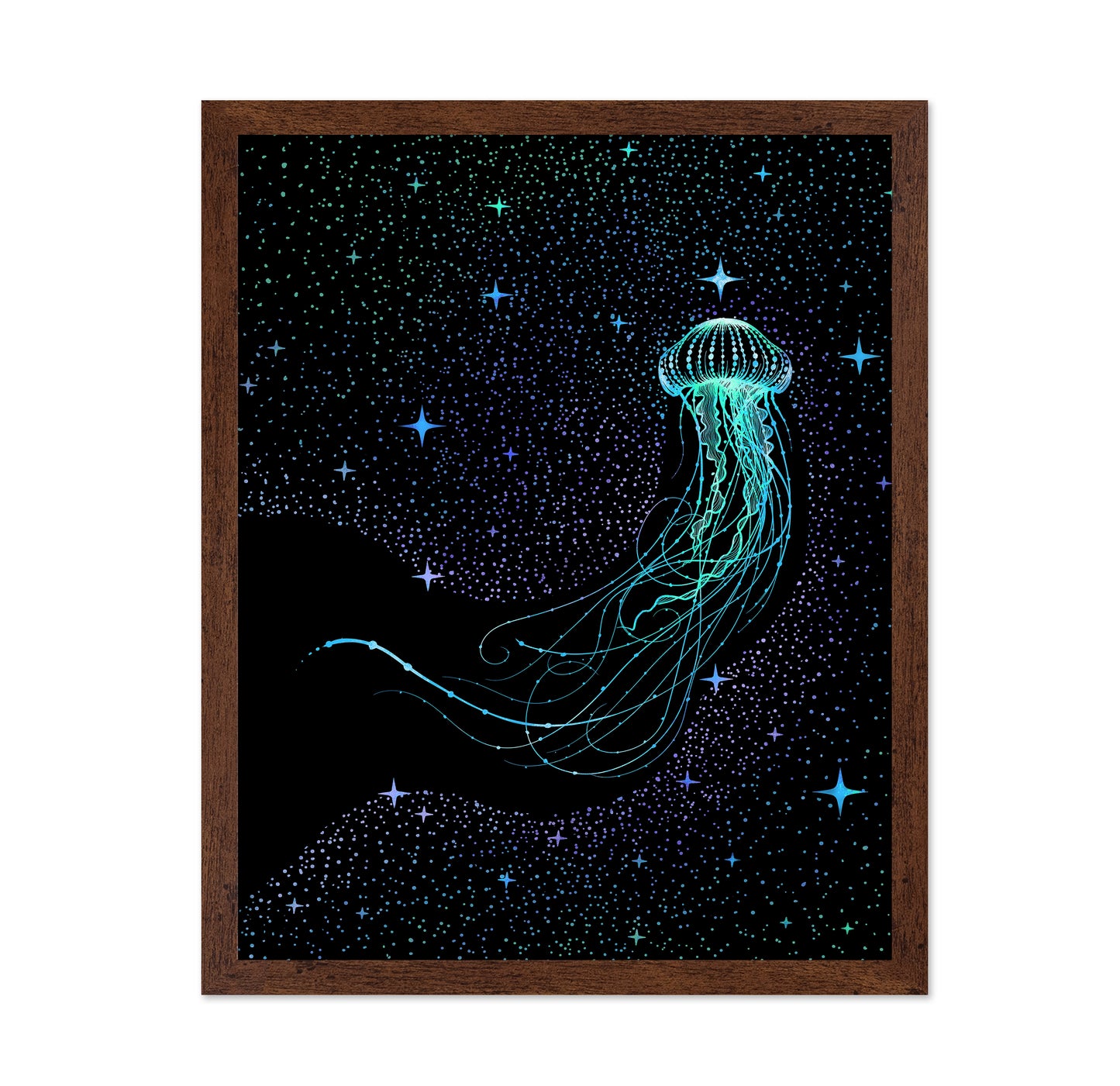 Starry Jellyfish Colored
