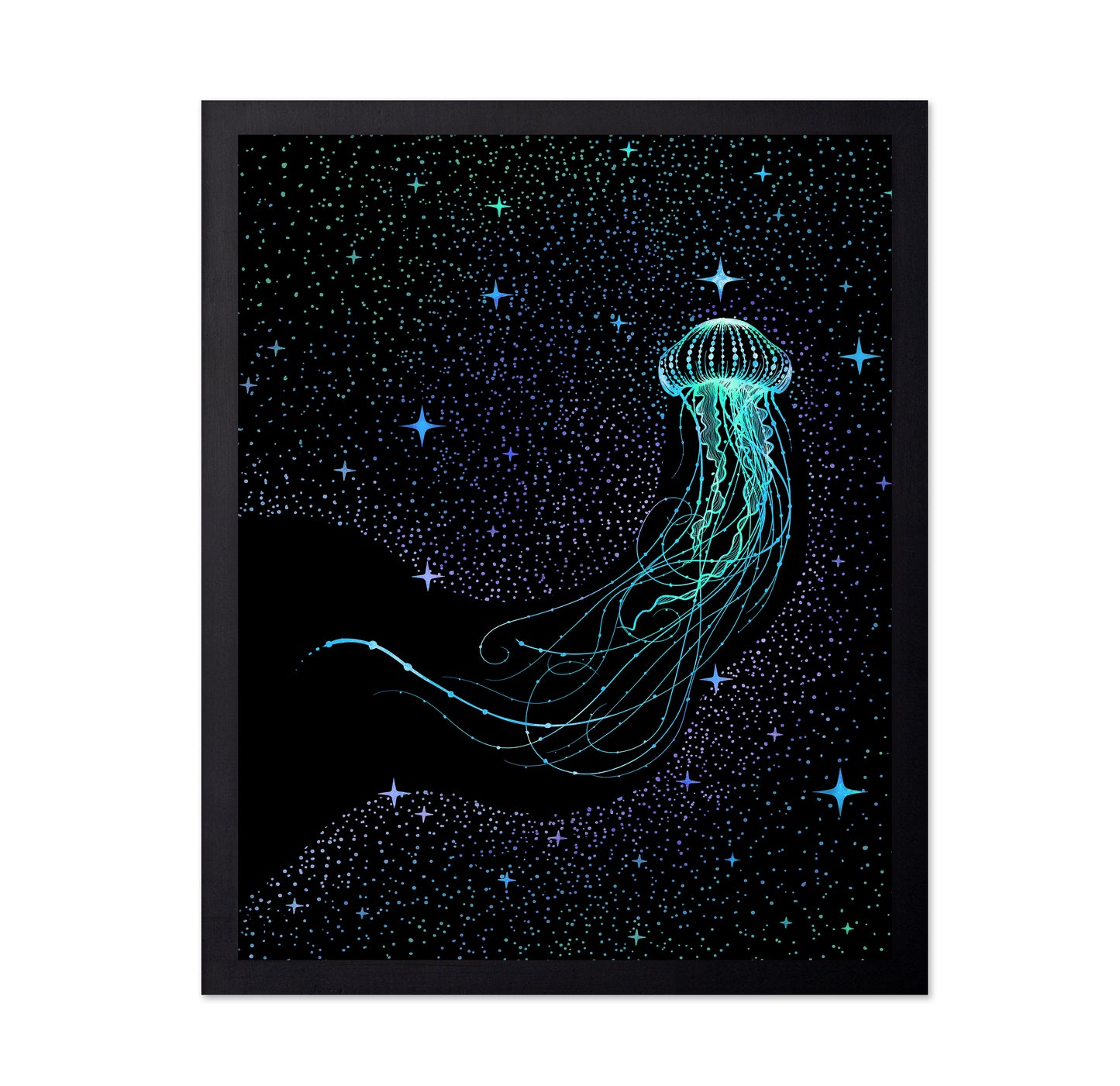 Starry Jellyfish Colored