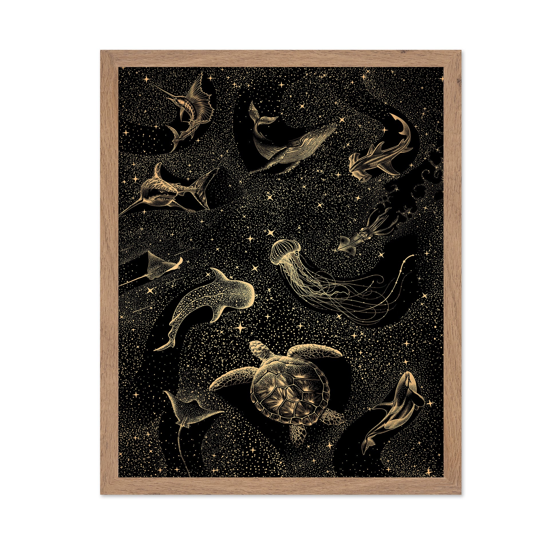 Cosmic Ocean Dark Gold