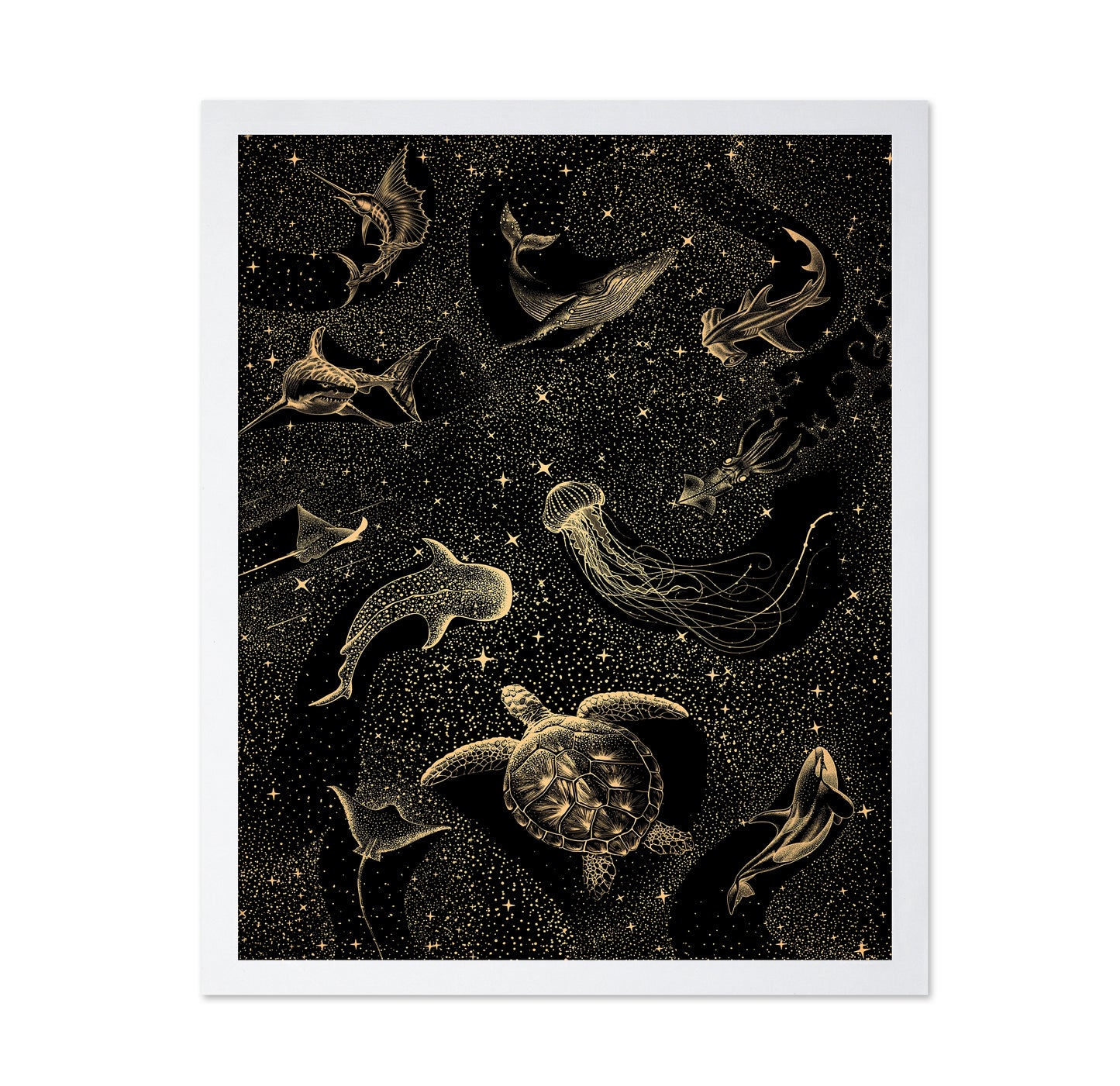 Cosmic Ocean Dark Gold