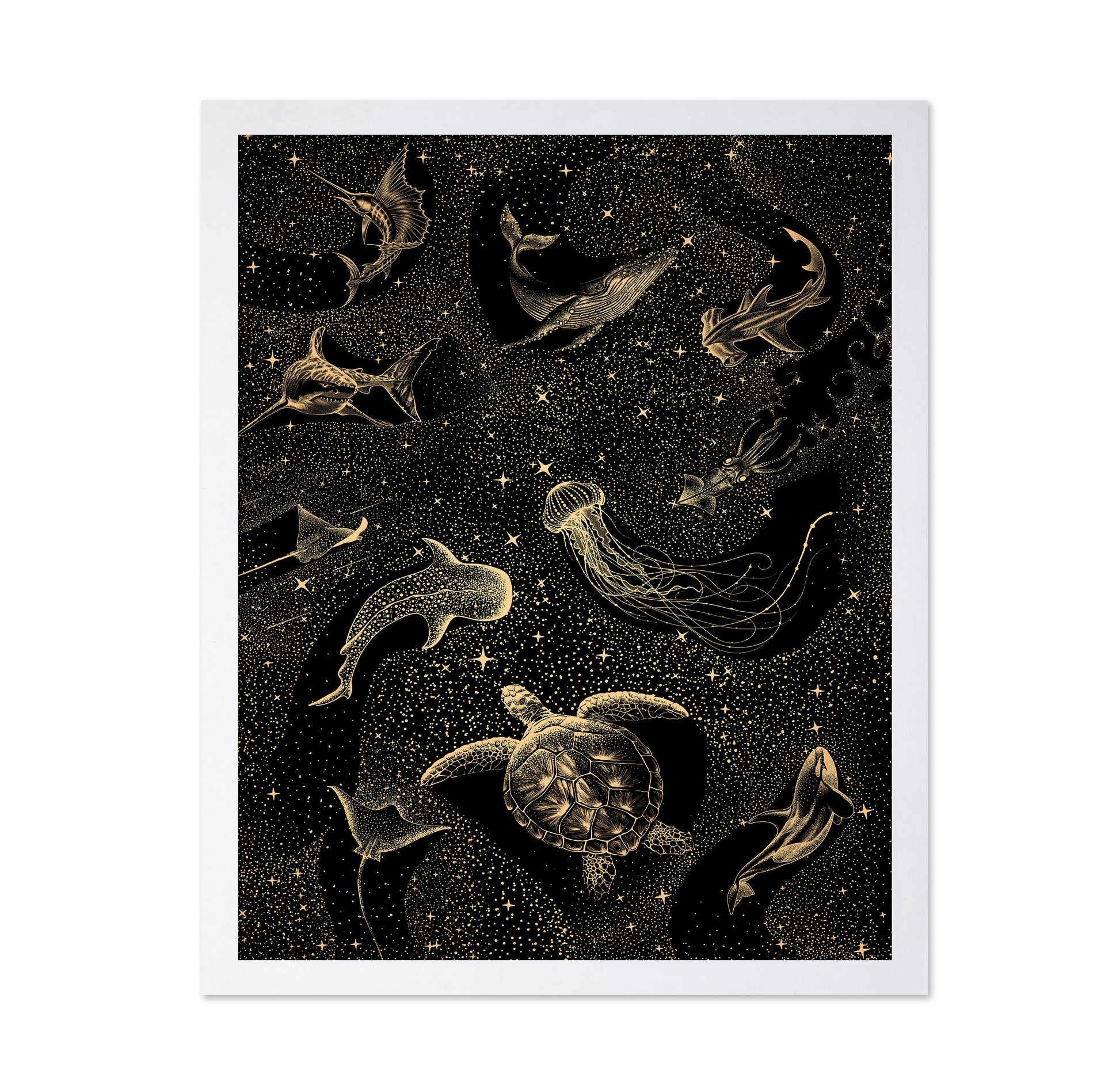 Cosmic Ocean Dark Gold
