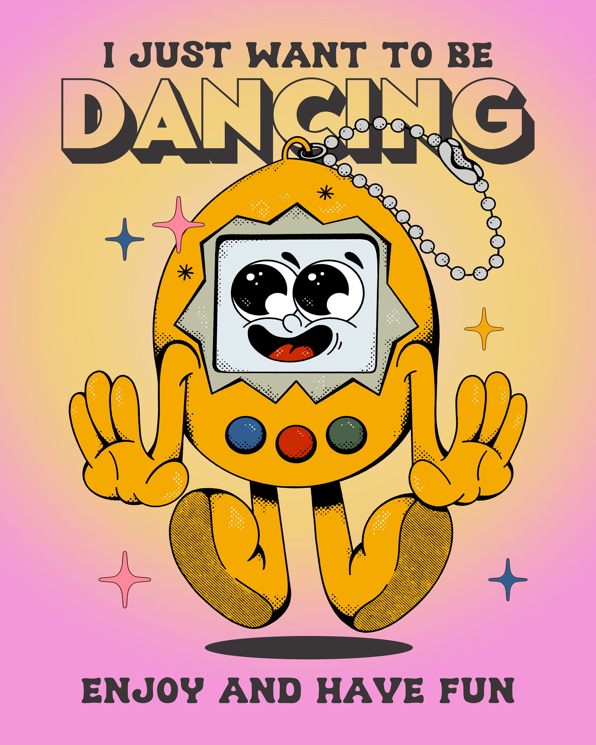 Cartoon Tamagotchi
