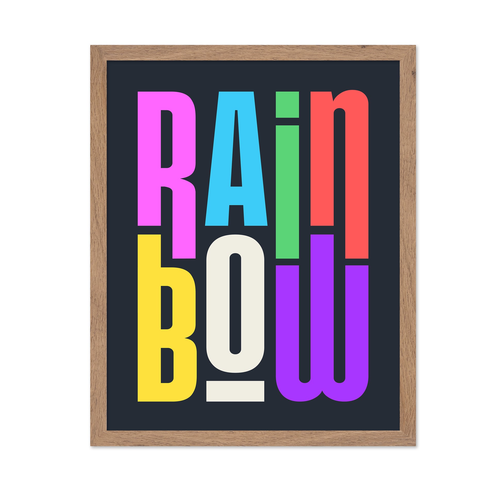Rainbow Typography