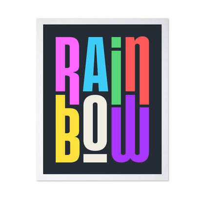 Rainbow Typography