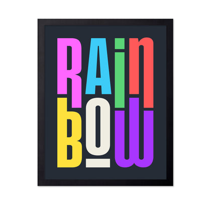 Rainbow Typography