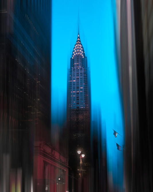 Blue Chrysler