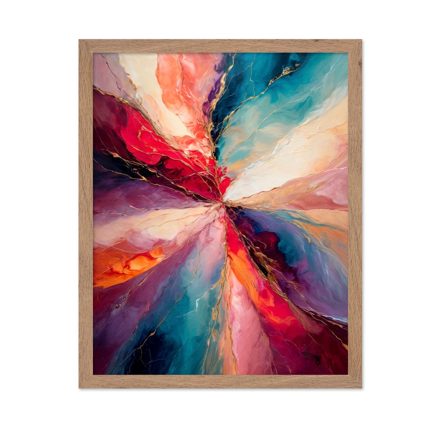 Brushstrokes Create Dynamic Movement