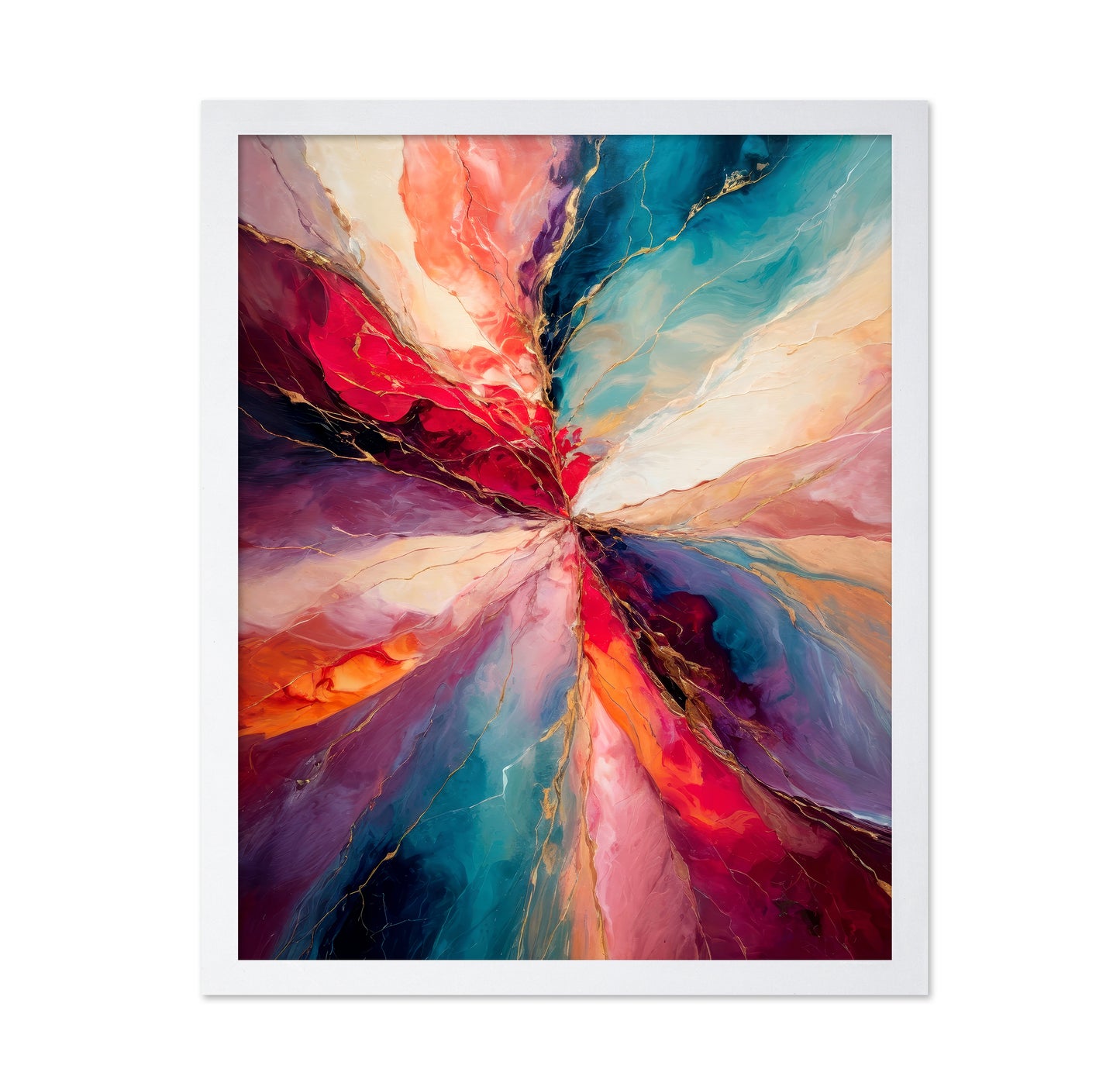 Brushstrokes Create Dynamic Movement