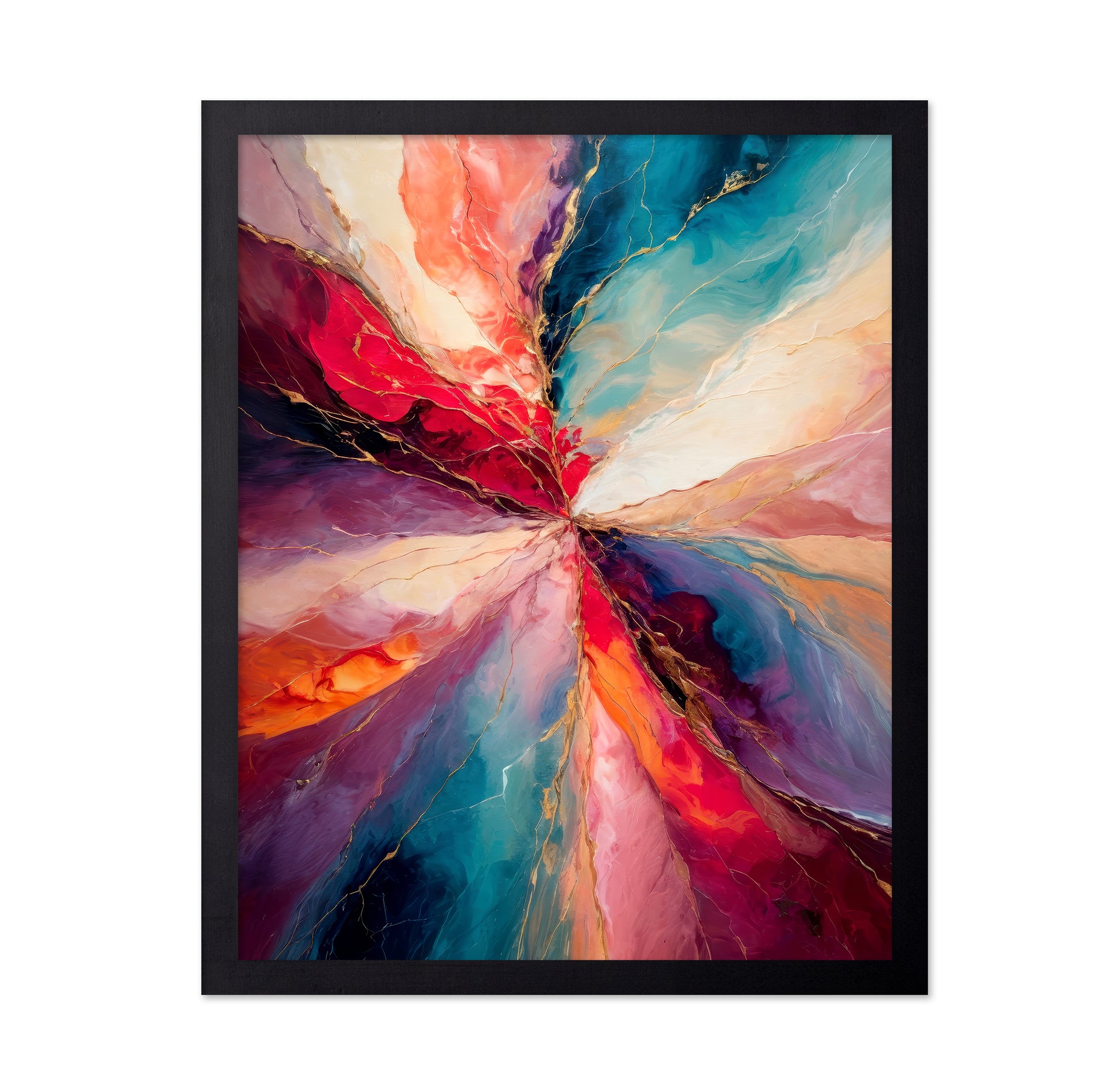 Brushstrokes Create Dynamic Movement