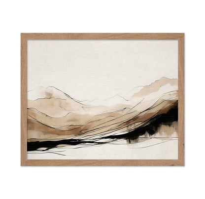 Abstract Hillside Horizon
