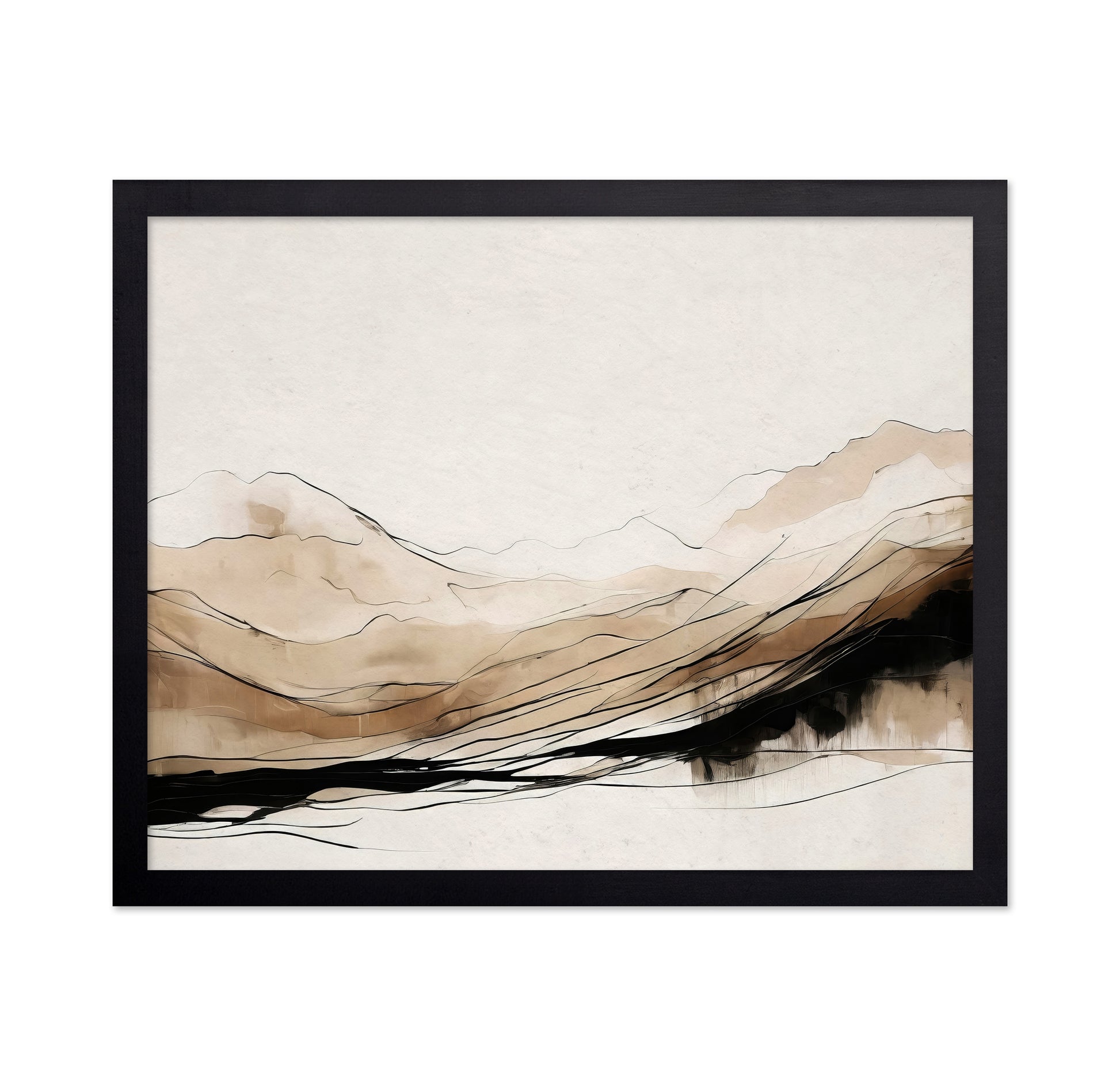 Abstract Hillside Horizon