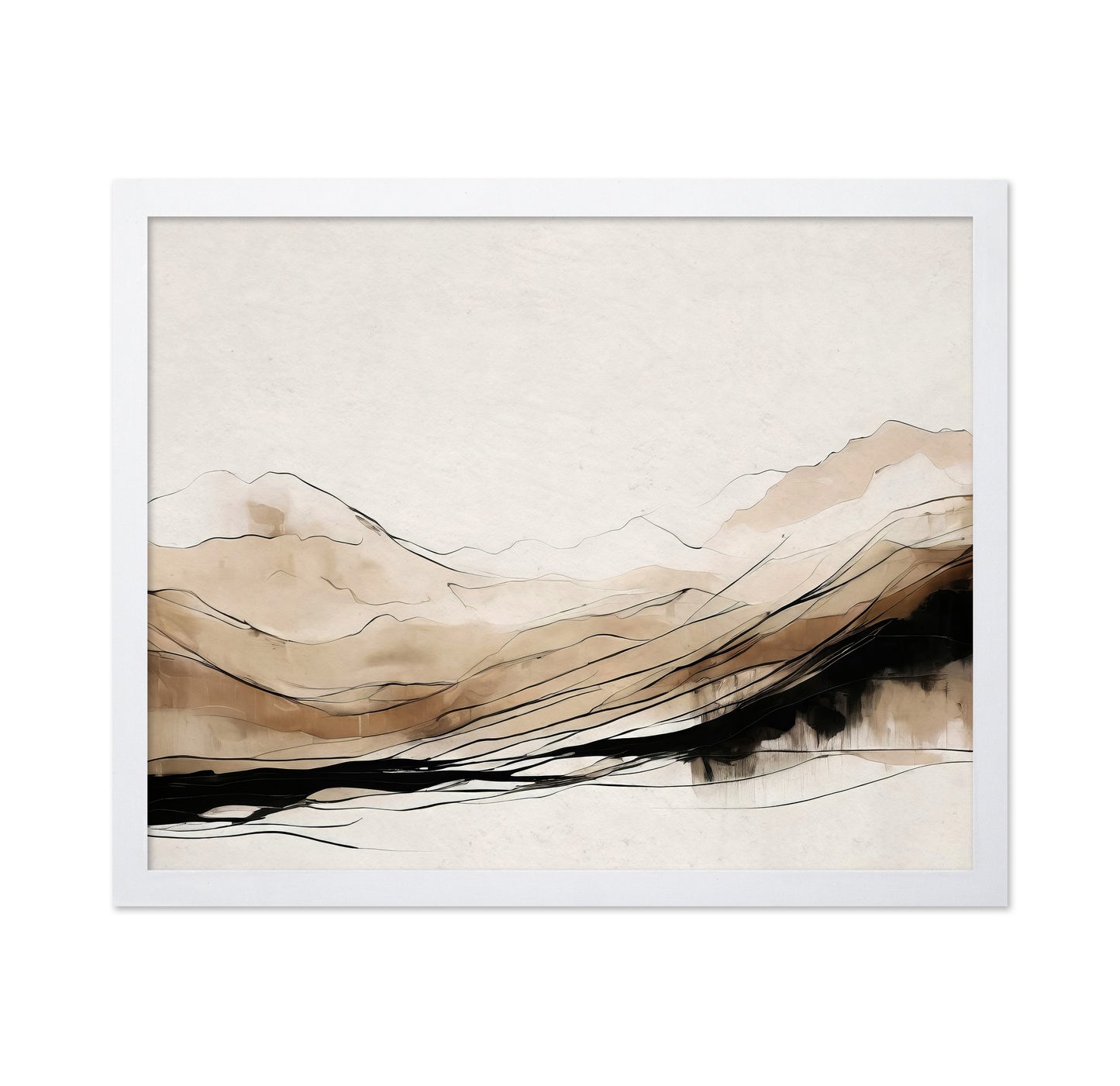 Abstract Hillside Horizon