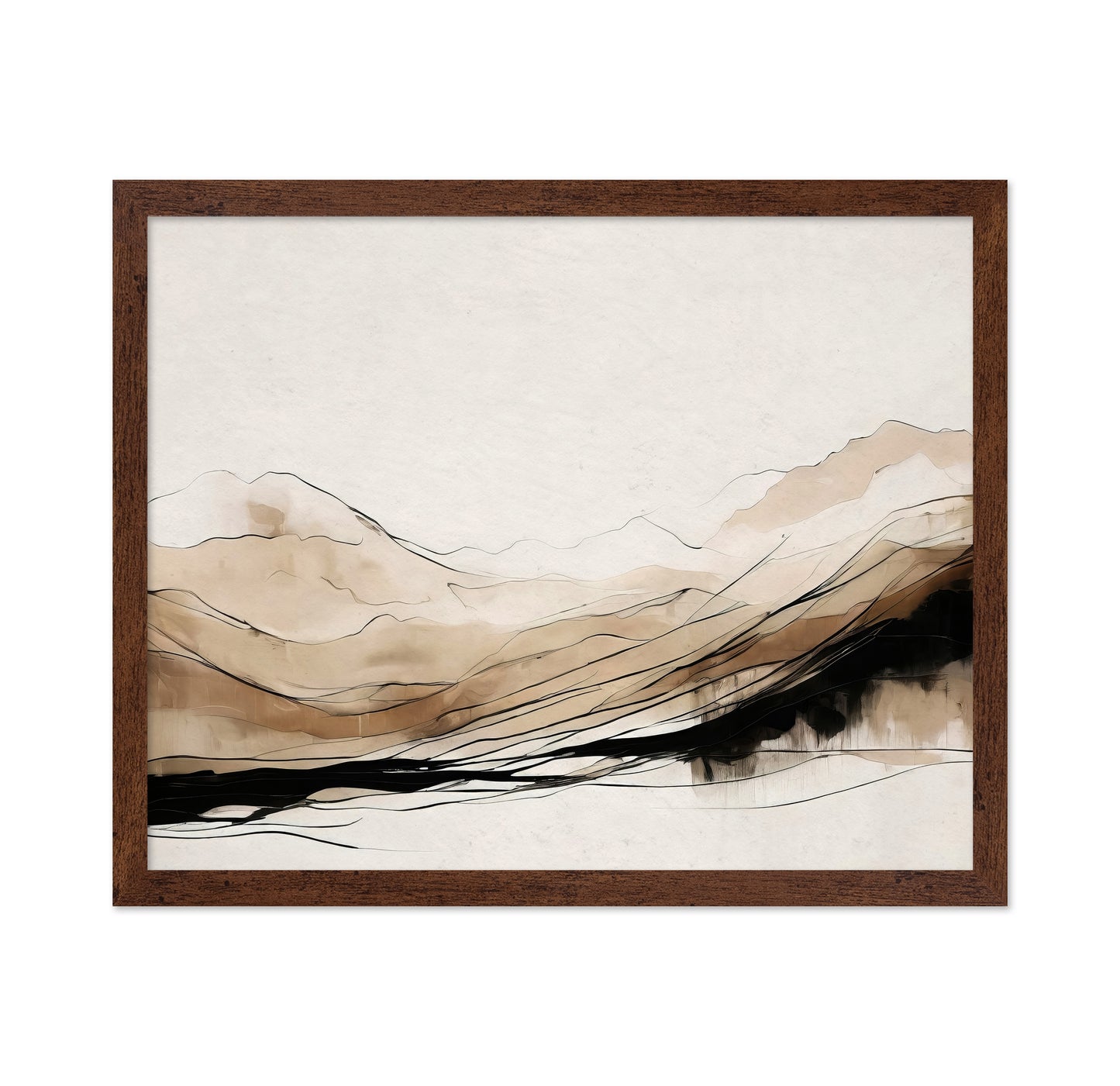 Abstract Hillside Horizon